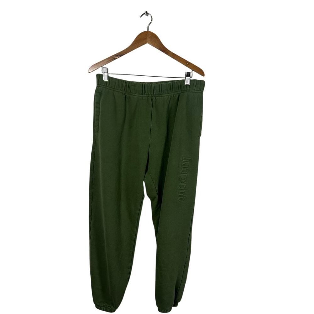 Badwood Unisex Green Joggers size M